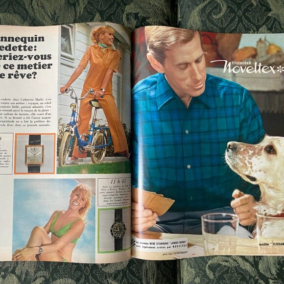 Vintage XL Magazine Book Jour De Fance Brigitte Bardot Castles Ads and more 60s - Picture 5 of 5